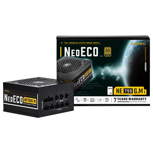Antec Neo ECO NE750GM 750W Modular Gold 80+ 120mm - Clix Gamers